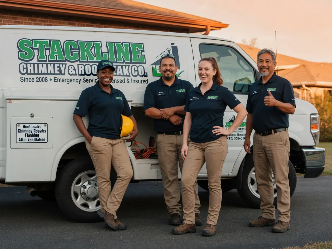 Chimney flashing repair company in Midland, PA